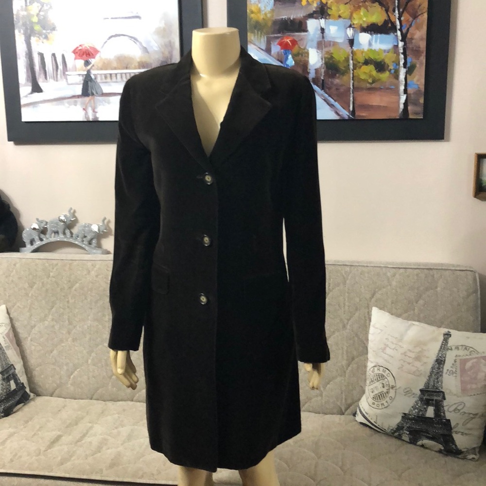 New Domenico Vacca Velour Coat size 44